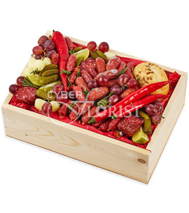 gift box with meat